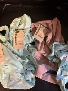 No Boundaries Mint Green and Mauve Women's Intimates Set thongs